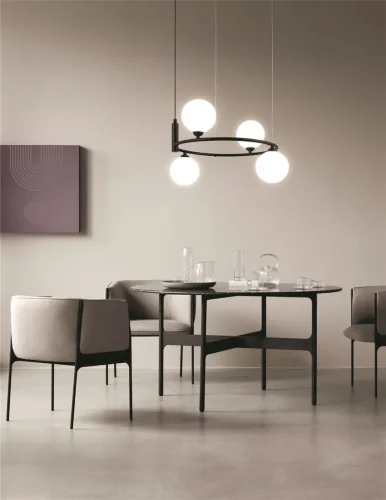 Подвесной светильник Ring G9х4 (Черный) - фото 3