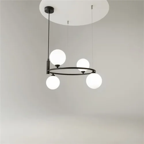 Подвесной светильник Ring G9х4 (Черный) - фото 9