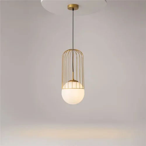 Подвесной светильник Telford E27х1 60Вт (Золото) - фото 7