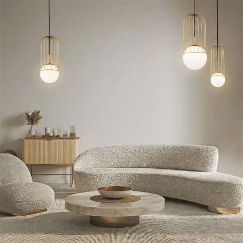 Подвесной светильник Telford E27х1 60Вт (Золото) - фото 14