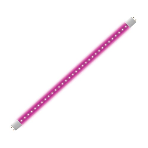 LED-T8-9W-SPSB-G13-CL PLP30WH Лампа светодиодная для растений, Форма T8, прозрачная, Спектр для рассады и цветения. - фото 1