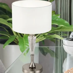 Настольный светильник Alicante E14х1 40Вт (Никель)