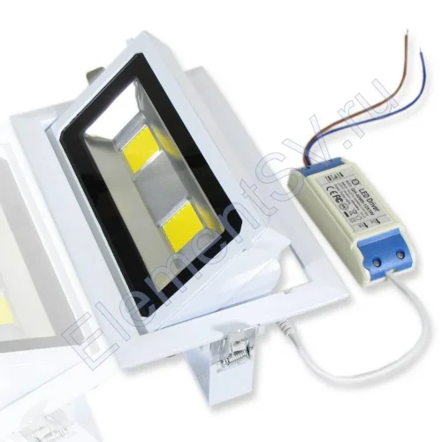 Встраиваемый потолочный прожектор (30W, 220V, Warm White) - фото.