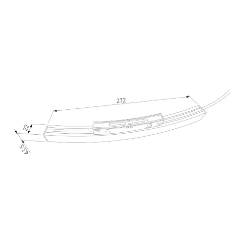 Slim Magnetic Блок питания 100W для радиусного шинопровода черный Ø 800mm 95055/00 95055/00 - фото 4