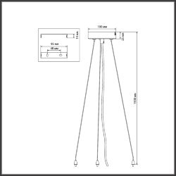 Подвесное крепление «Sonex» 7752/L, серия: QUANTUM (крепление на планке; подвесной)