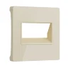 Накладка для двойной розетки Еthernet RJ-45 (айвори акрил) W1191143 - фото