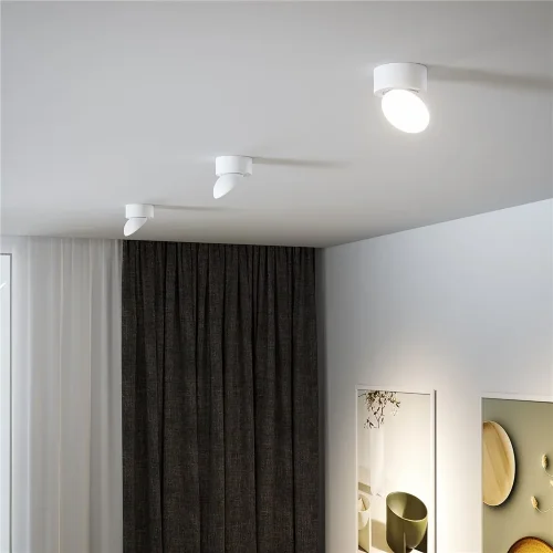 Светильник накладной поворотный светодиодный Smooth 10W 4000K белый 25053/LED - фото 4