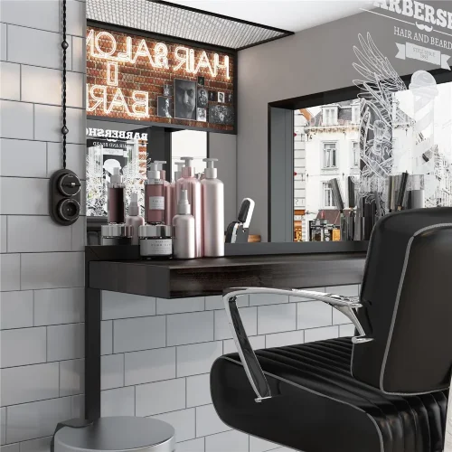 Выключатель на 4 положения двухклавишный Vintage черный матовый/хром W5822051 - фото 5