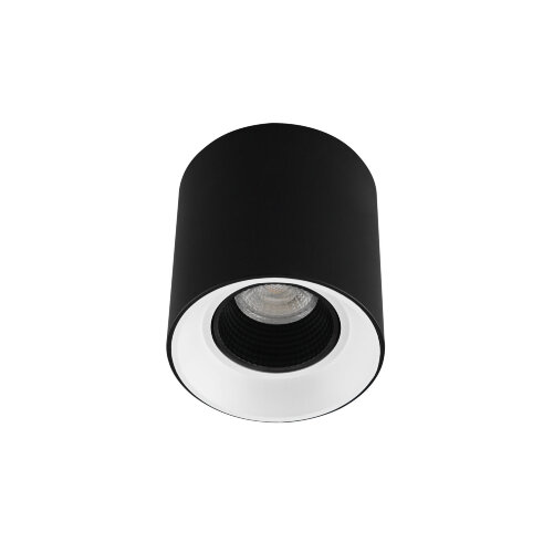 DK3090-BW+BK Светильник накладной IP 20, 10 Вт, GU5.3, LED, черно-белый/черный, пластик.