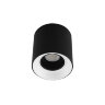 DK3090-BW+BK Светильник накладной IP 20, 10 Вт, GU5.3, LED, черно-белый/черный, пластик.