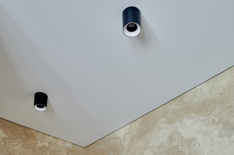 DK3090-BW+BK Светильник накладной IP 20, 10 Вт, GU5.3, LED, черно-белый/черный, пластик. Фото 3