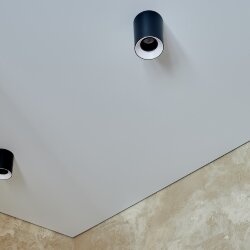 Светильник накладной IP 20, 10 Вт, GU5.3, LED, черно-белый/черный, пластик, Denkirs DK3090-BW+BK