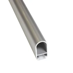 Алюминиевый профиль штанга гардеробный 704 (2000х34х18мм с рассеивателем)