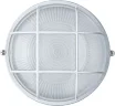 Светильник ЛОН 94 803 NBL-R2-60-E27/WH 1х60Вт E27 IP54 (аналог НПБ 1302 бел. круг с решеткой 60Вт) Navigator 94803 - фото