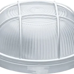 Светильник ЛОН 94 803 NBL-R2-60-E27/WH 1х60Вт E27 IP54 (аналог НПБ 1302 бел. круг с решеткой 60Вт) Navigator 94803