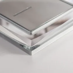 Рамка из стекла на 1 пост Diamant зеркальный W0011220