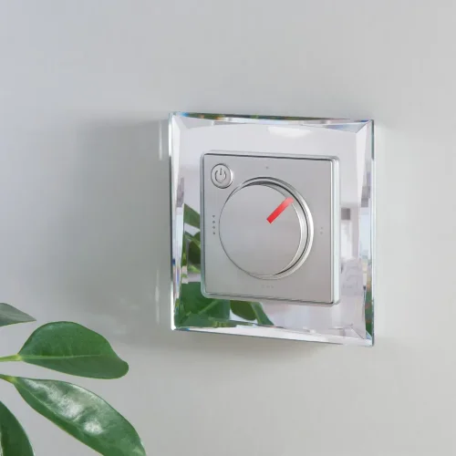 Рамка из стекла на 1 пост Diamant зеркальный W0011220 - фото 5