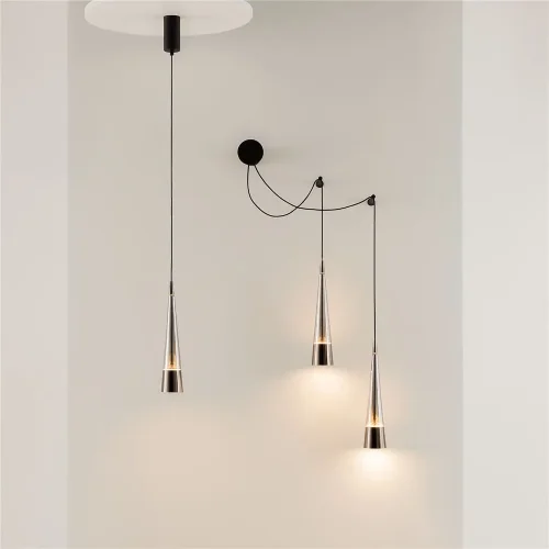 Подвесной светильник Sintesi 3000К 12Вт (Хром) - фото 4