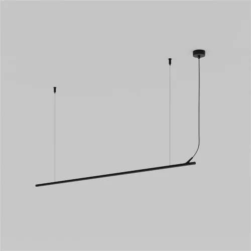 Шинопровод Arity подвесной 1м горизонтальный (Черный) TRX233-HL-1B - фото 3