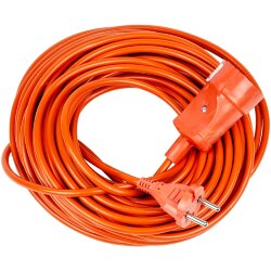 YX10-101 -UCK-1N-2x1.00-20M-O ORANGE Удлинитель силовой в бухте, б-з, 1гнездо, 20м ПВС 2х1.00, 10A, Оранжевый, TМ Uniel