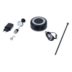 ULM-D950 3W-3000-6500K-DIM IP54 BLACK Светильник настольный светодиодный беспроводной, Встроенный аккумулятор 2200mAh, Диммер, Черный, TM Uniel