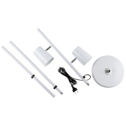 ULM-T600 2х6W-4500K-DIM WHITE Торшер напольный светодиодный, 2х6W, Сенсорный выключатель, Диммер, Белый