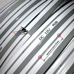 Светодиодный гибкий неон 0816 12V RGB LN208