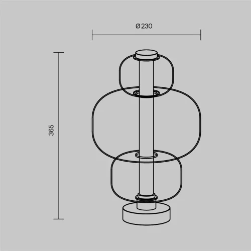 Настольный светильник Атмос / Atmos 3000К 15Вт (Белый) MOD364TL-L15W3K - фото 14