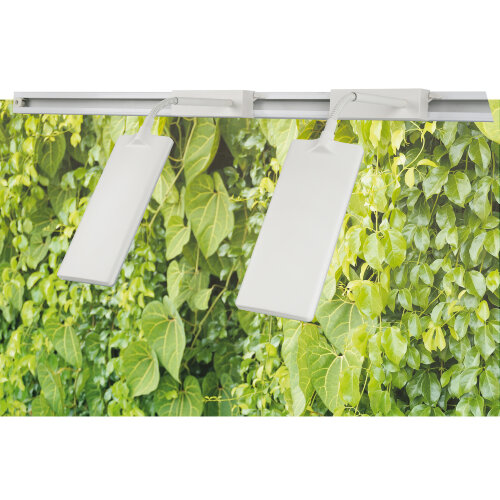 ULB-P37-12W-SPFR-K WHITE 3М SET42 Светильник-прожектор светодиодный трековый, в составе набора из 4штук, с шинопроводом 2штx50см, Сетевой шнур 3м, Спектр для фотосинтеза, Корпус белый - фото 7