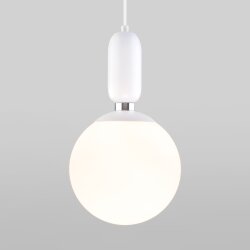 Подвесной светильник со стеклянным плафоном 50197/1 белый (050247)
