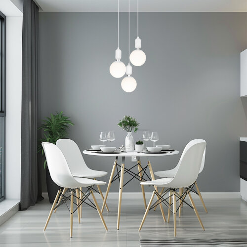 Подвесной светильник со стеклянным плафоном - Фото 3