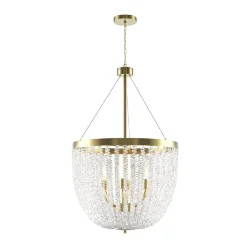 Подвесной светильник Intrigue E14х6 (Латунь)