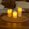 ULD-F063 WW CANDLE SET3 Фигура светодиодная Свеча на батарейках LR44 в-к, в составе набора из 3 штук, 1 светодиод, Теплый белый свет, TM Uniel - фото 5
