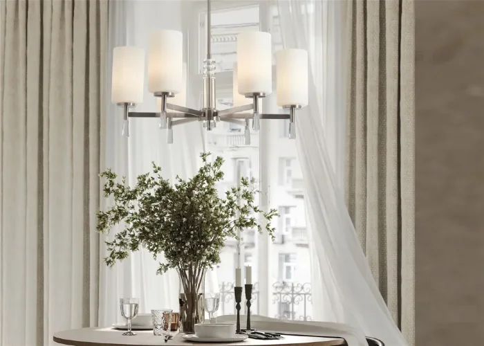 Подвесной светильник Шик / Chic (Никель) FR2031PL-08N - фото 15