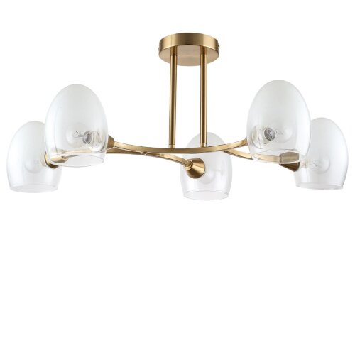 Люстра на штанге «LUMION» 6514/5C, серия: KENDALL (крепление на планке). Фото 1.