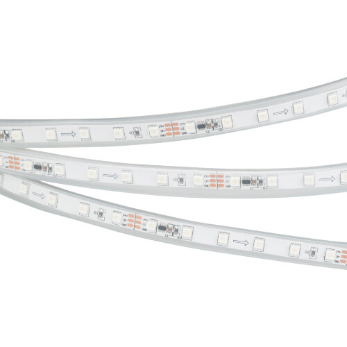 Светодиодная лента герметичная SPI-Р-F72-11mm 24V RGB-РХ6 (14.4 W/m, IP66, 3535, 5m) (Arlight, бегущий огонь) 030484(2) - фото 3