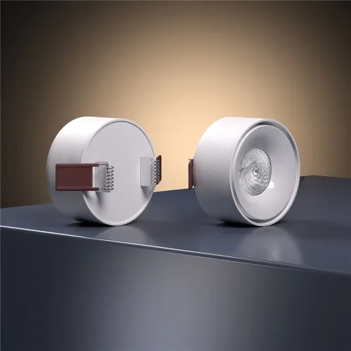 Светильник встраиваемый светодиодный Glam белый 25095/LED - фото 3