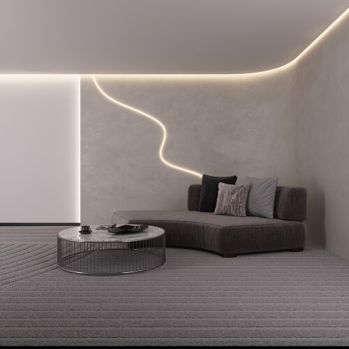 Светодиодная лента герметичная AURORA-PS-A120-12x6mm 24V Day4000 (10 W/m, IP65, 2835, 5m) (Arlight, Силикон) - фото 4