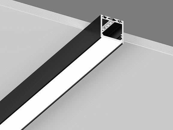 'Подвесной/накладной алюминиевый профиль Design LED LS.3535-B-R, LS.3535-B-R. Фото 4