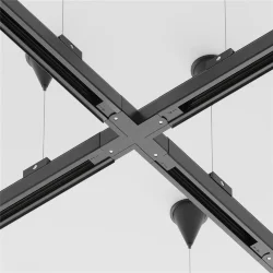 Коннектор Х-образный Trinity черный (Черный)