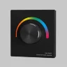 Роторная панель управления RF трехканальная 12-48В Цветная (RGB) 576Вт (Черный) 711028 - фото 2