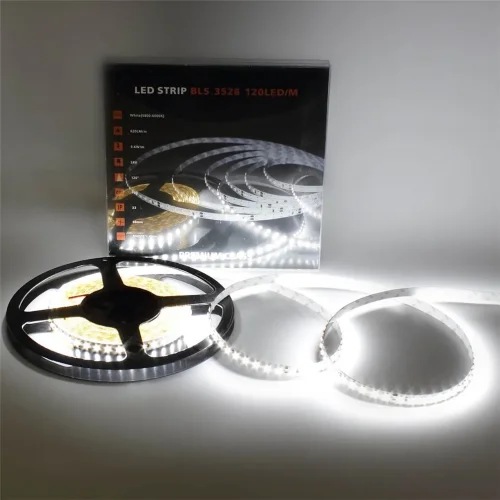 Светодиодная лента Class Premium, 3528, 120 led/m, White, 24V, IP33, А6 - фото II