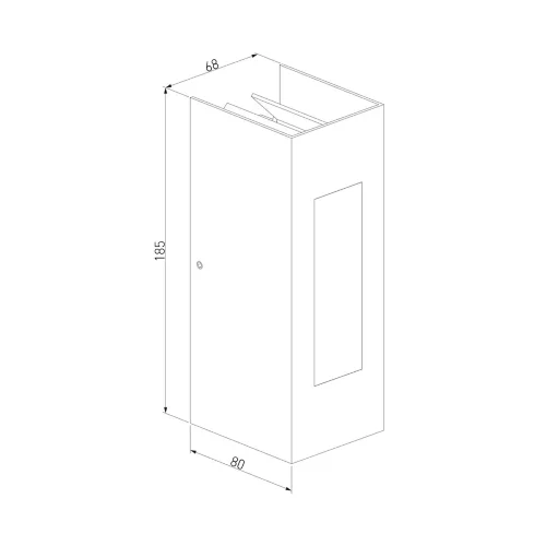Уличный настенный светодиодный светильник Techno LED IP54 1638 TECHNO LED - фото 3