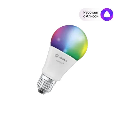 9W/RGBW (=60W) E27 Classic A Dimm 806Lm 15000h d60x115mm - Светодиодная лампа с управлением по Wi-Fi LEDVANCE. Фото 2