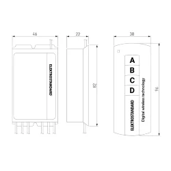 Пульт управления с 2-канальным контроллером (радио) Y2 (024433)