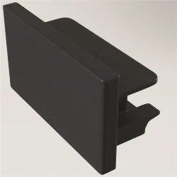 Заглушка торцевая Unity накладной черный 1 шт. (Черный)