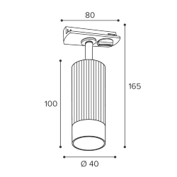 Трековый светильник WOLTA WTL-MR11/16BG под лампу MR11 с цоколем GU10 Черный / золотой SHELL