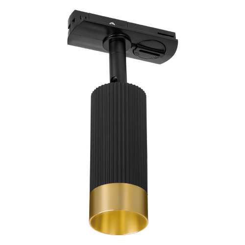 Трековый светильник WOLTA WTL-MR11/16BG под лампу MR11 с цоколем GU10 Черный / золотой SHELL - фото 5.