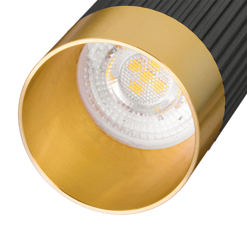 Трековый светильник WOLTA WTL-MR11/16BG под лампу MR11 с цоколем GU10 Черный / золотой SHELL - фото 7.