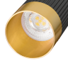 Трековый светильник WOLTA WTL-MR11/16BG под лампу MR11 с цоколем GU10 Черный / золотой SHELL - фото 7.